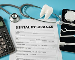 an empty dental insurance claims form